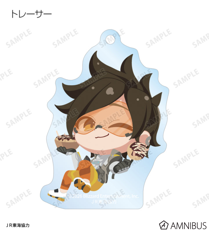 Overwatch 2 Osaka Ver. Chibi Trading Acrylic Keychains Complete Set Of 15 Types - official product view 9