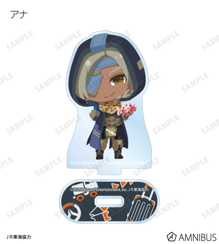 Overwatch 2 Osaka Ver. Chibi Trading Acrylic Stands Complete Set Of 15 Types - official product view 3