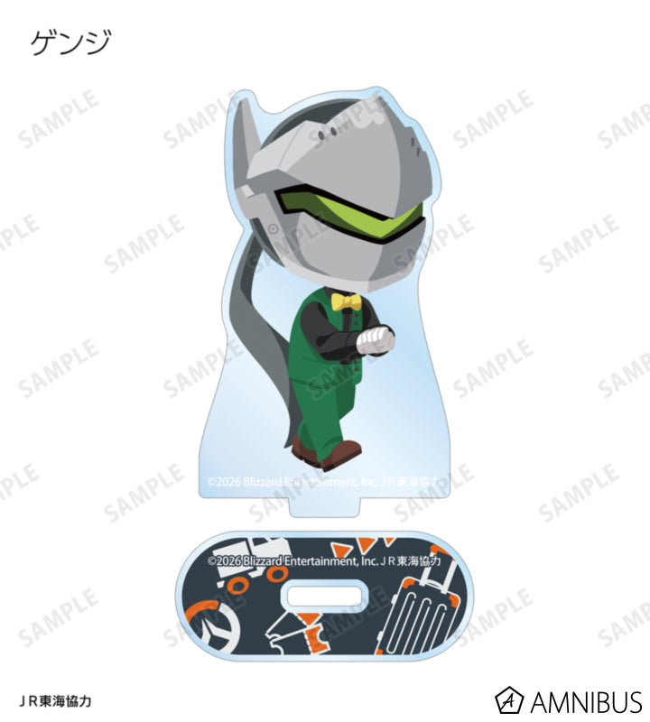 Overwatch 2 Osaka Ver. Chibi Trading Acrylic Stands Complete Set Of 15 Types - official product view 6