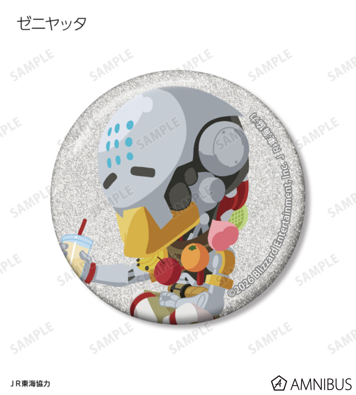Overwatch 2 Osaka Ver. Chibi Trading Glitter Can Badges Complete Set Of 15 Types - official product view 8