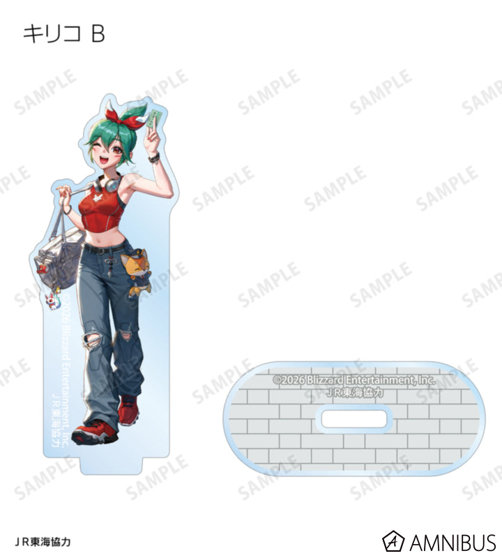 Overwatch 2 Travel Ver. Trading Acrylic Stands Complete Set Of 15 Types - official product view 12