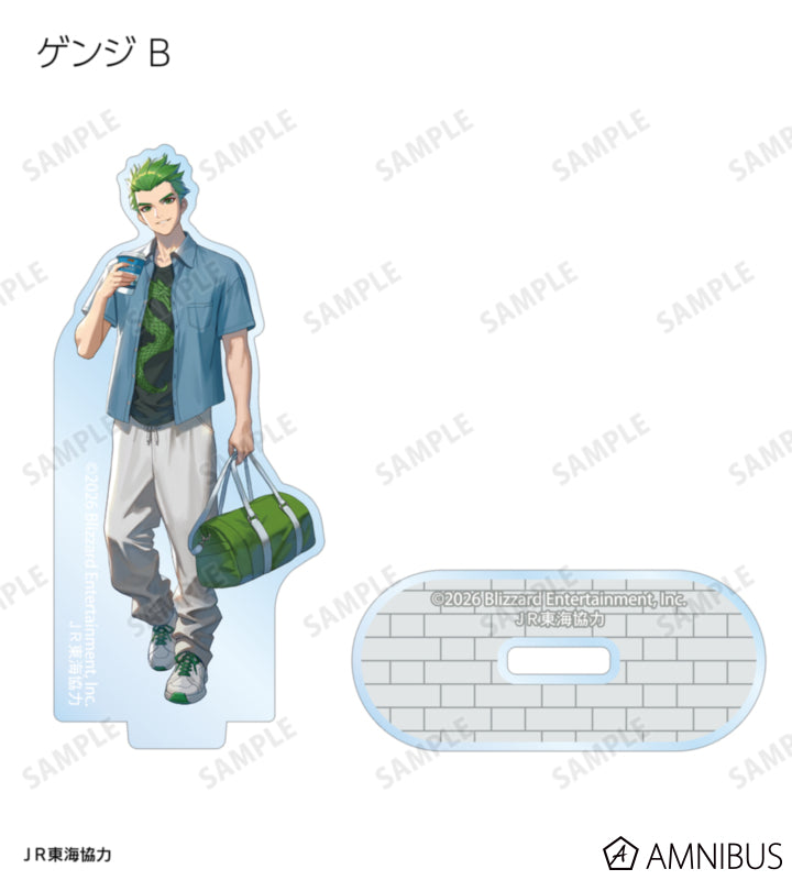 Overwatch 2 Travel Ver. Trading Acrylic Stands Complete Set Of 15 Types - official product view 13