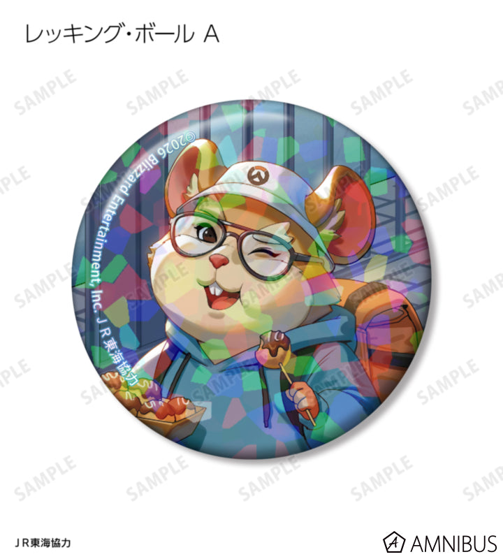 Overwatch 2 Travel Ver. Trading Holographic Can Badges Complete Set Of 15 Types - official product view 9