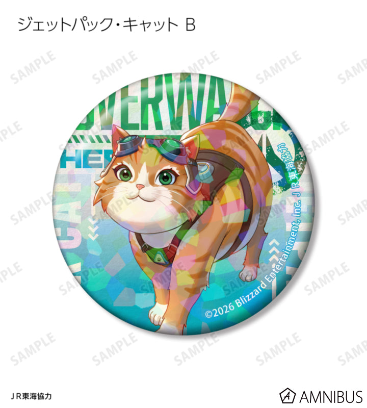Overwatch 2 Travel Ver. Trading Holographic Can Badges Complete Set Of 15 Types - official product view 10