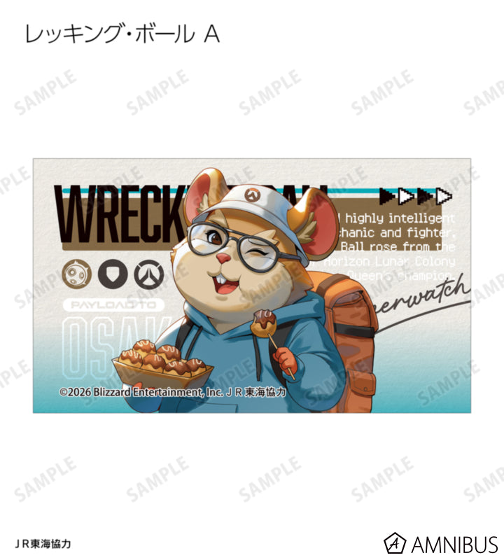 Overwatch 2 Travel Ver. Trading Illustrated Cards Complete Set Of 14 Types - official product view 8