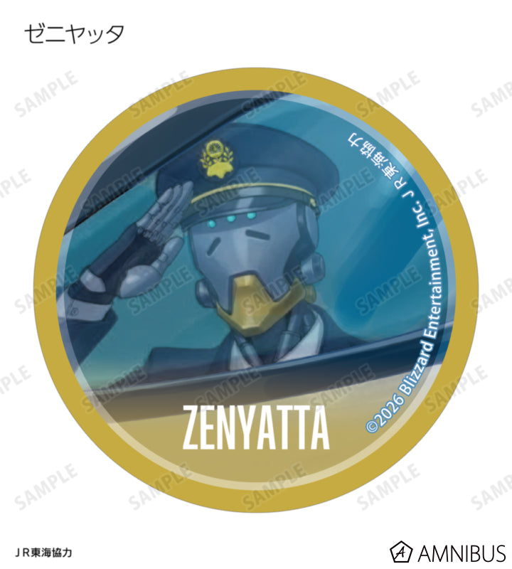 Overwatch 2 Travel Ver. Trading Mini Die-Cut Stickers Complete Set Of 15 Types - official product view 6