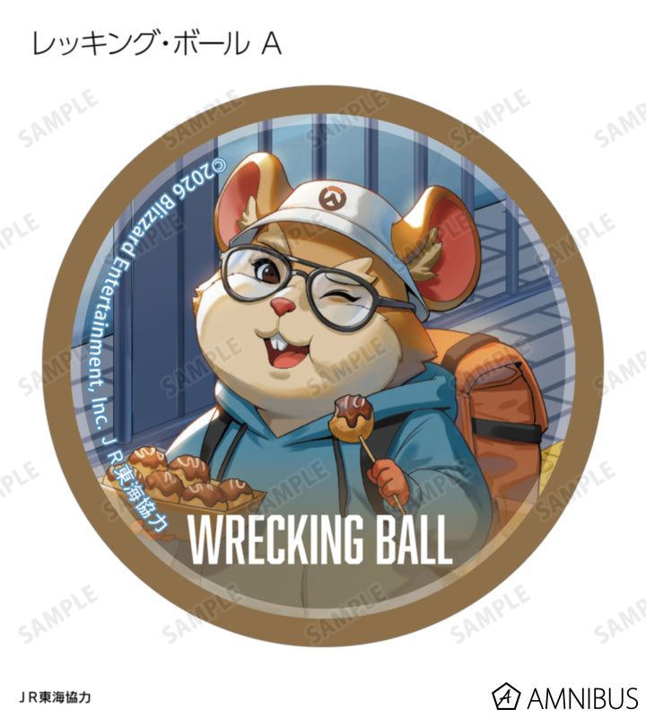 Overwatch 2 Travel Ver. Trading Mini Die-Cut Stickers Complete Set Of 15 Types - official product view 9