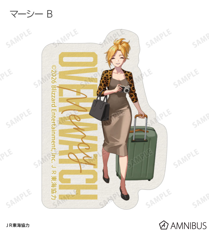 Overwatch 2 Travel Ver. Trading Mini Die-Cut Stickers Complete Set Of 15 Types - official product view 15