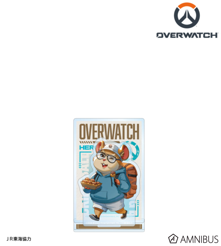 Overwatch 2 Wrecking Ball Travel Ver. BIG Acrylic Stand - official product view 1