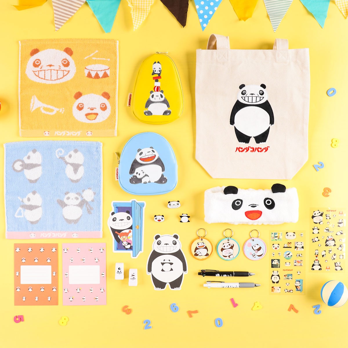 Panda! Go Panda! - Character Pins (3 Types) - Panny Smile - official view 6