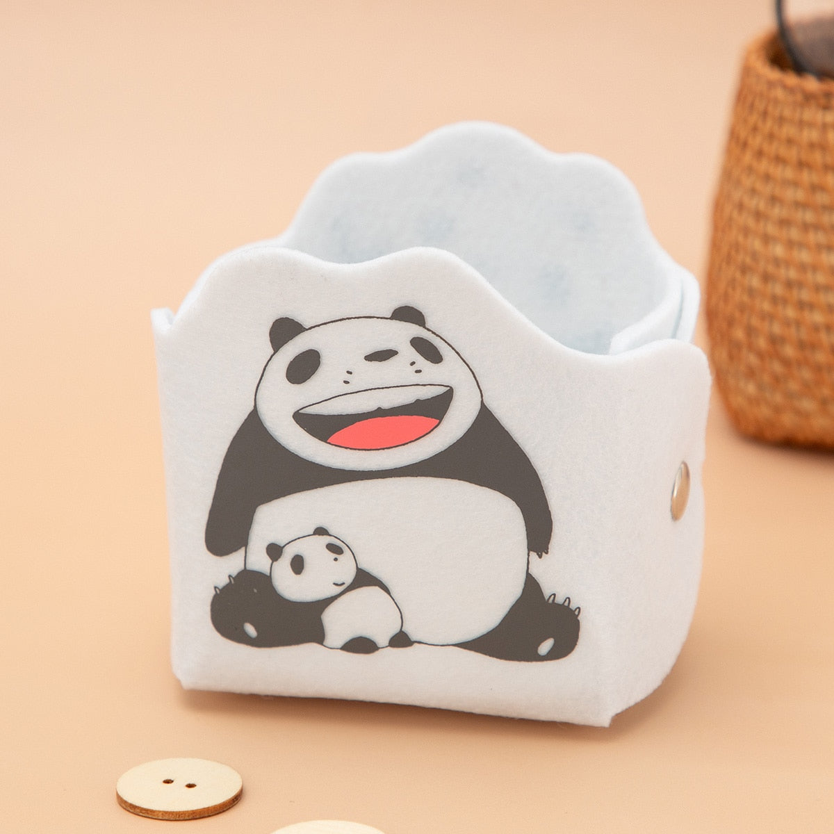 Panda! Go Panda! Felt Pen Holder Assembly Kit - official view 3