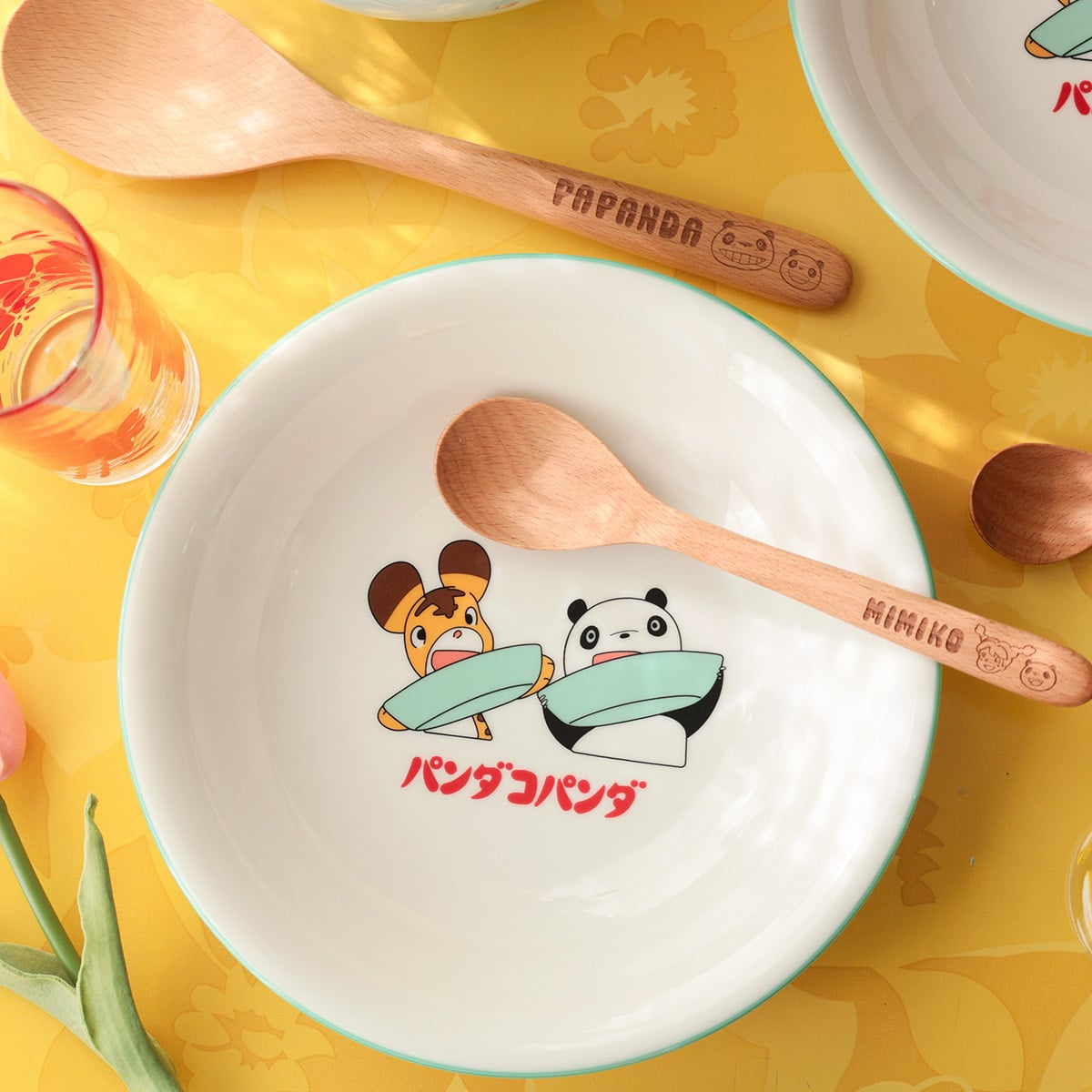 Panda! Go Panda! Friends Curry Plate - official view 5