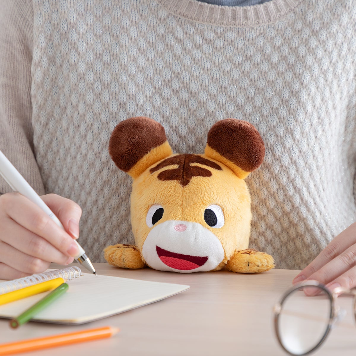 Panda! Go Panda! Funbaruzu Desk Plush (2 Types) - Tora-chan - official view 18