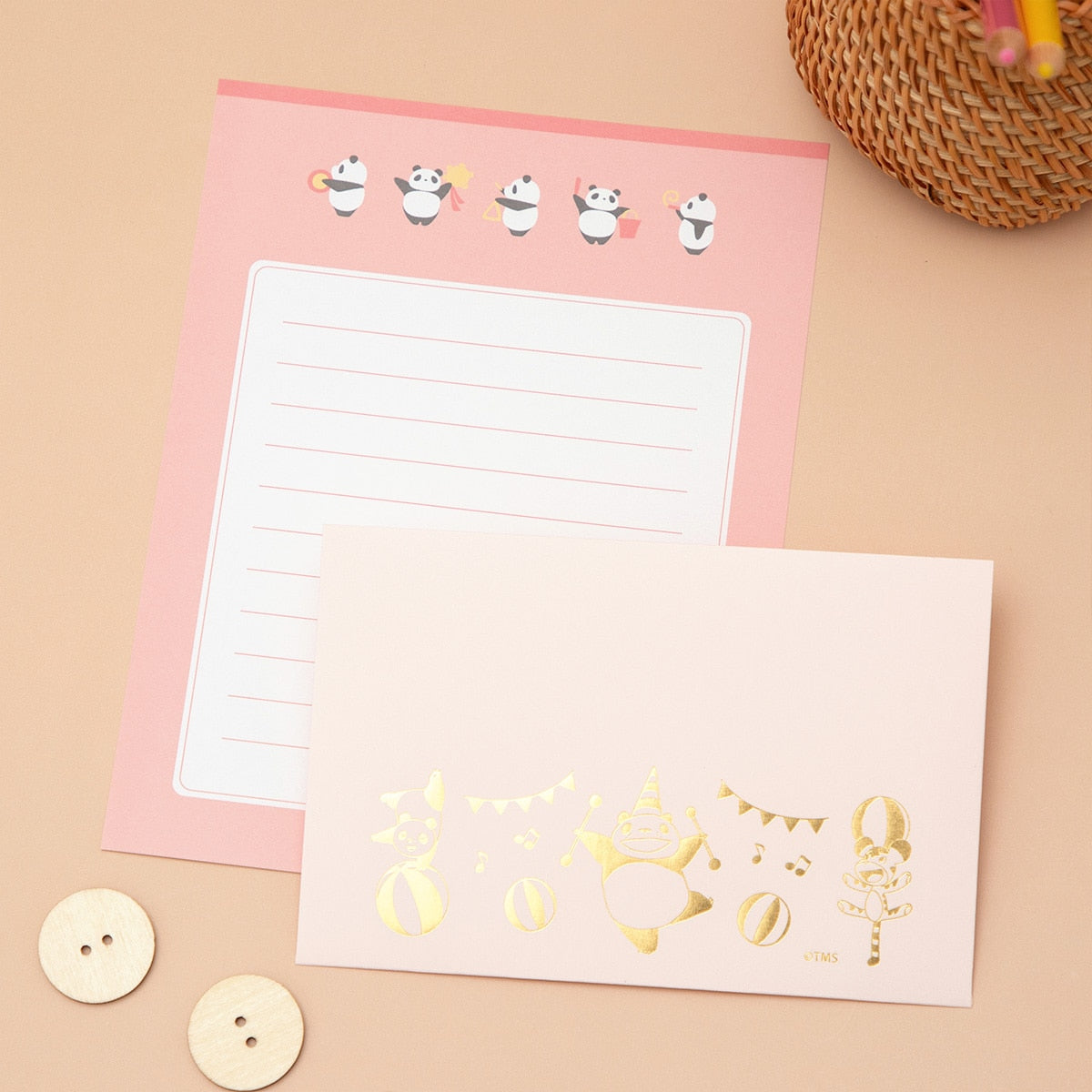 Panda! Go Panda! Gold-Foil Letter Sets (2 Types) - Circus - official view 1