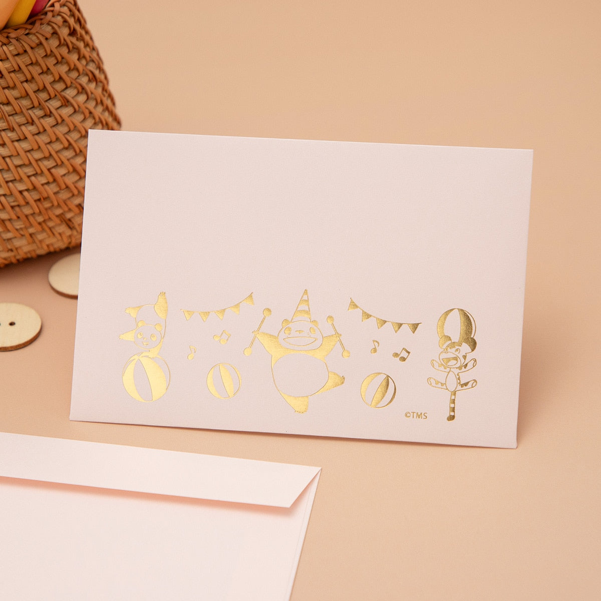 Panda! Go Panda! Gold-Foil Letter Sets (2 Types) - Circus - official view 3