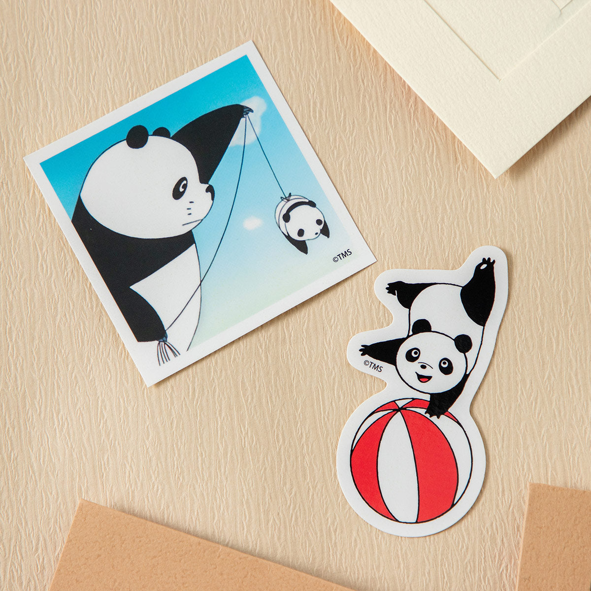 Panda! Go Panda! - Illustrated Sticker Packs (4 Types) - Ball - official view 1