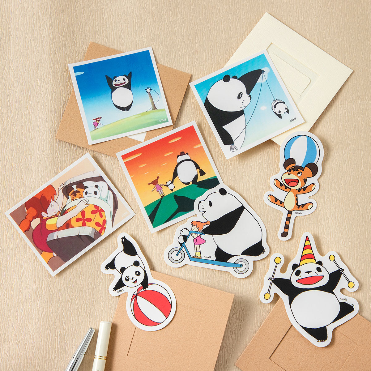 Panda! Go Panda! - Illustrated Sticker Packs (4 Types) - Ball - official view 4