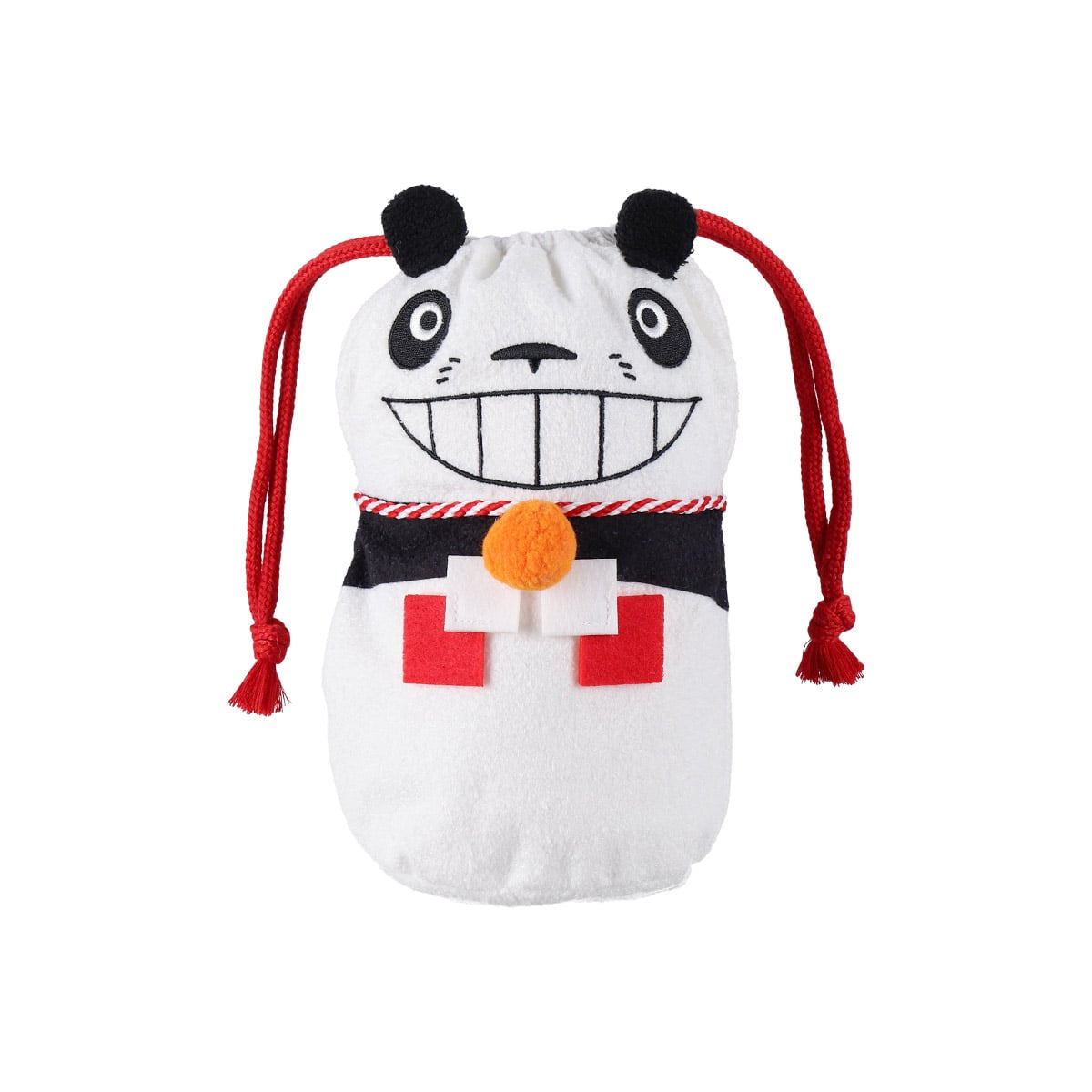 Panda! Go Panda! Kagami Mochi Drawstring Pouches (2 Types) - Papanda - official view 14