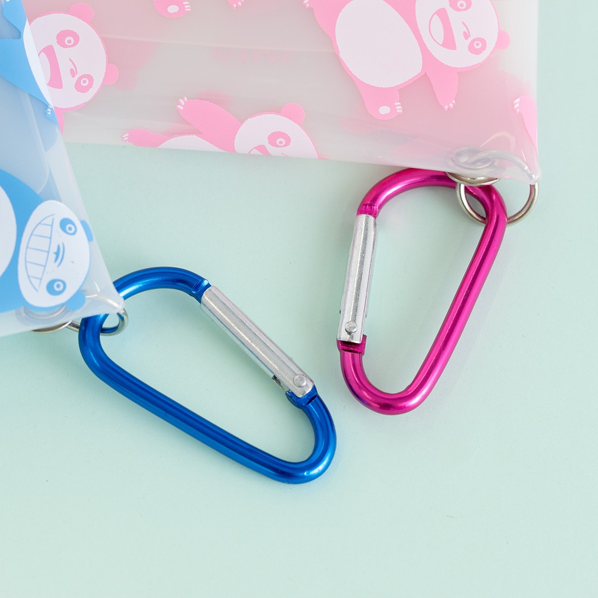Panda! Go Panda! Multi Clear Cases (2 Types) - Panny - Milky Pink - official view 8