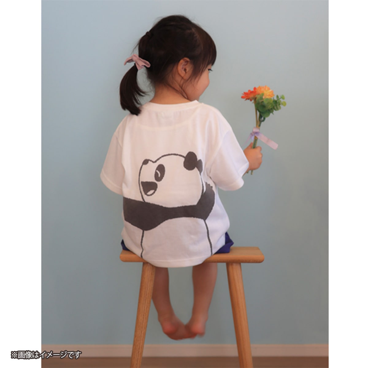 Panda! Go Panda! Nakayoshi T-Shirt - Kids - official view 7