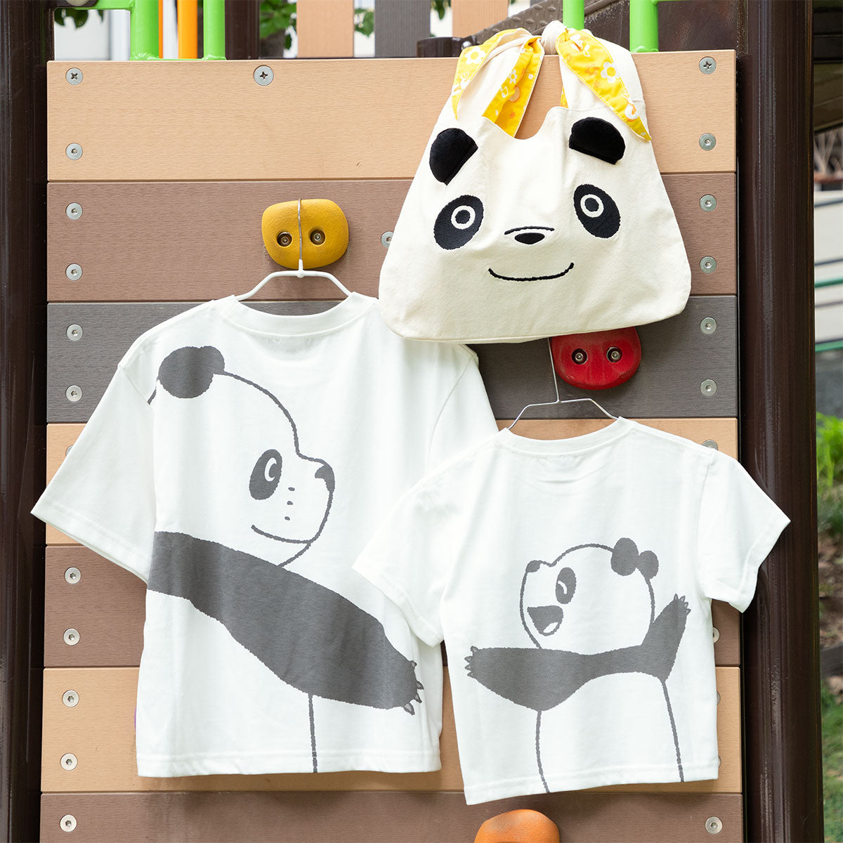 Panda! Go Panda! Nakayoshi T-Shirt - Kids - official view 11