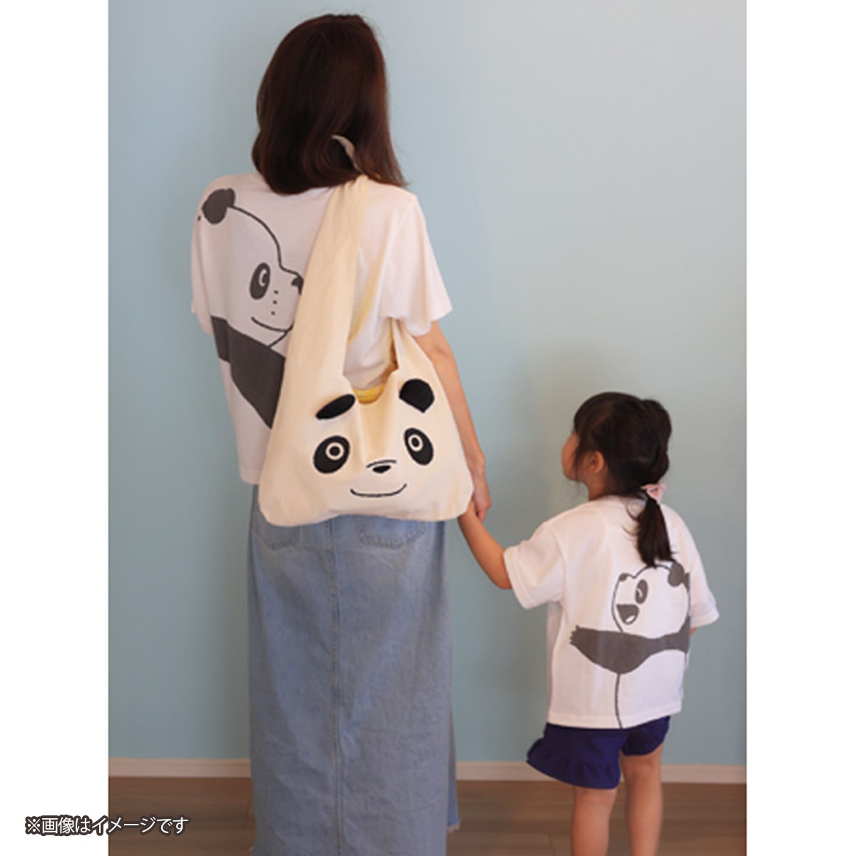Panda! Go Panda! Nakayoshi T-Shirt - Kids - official view 14