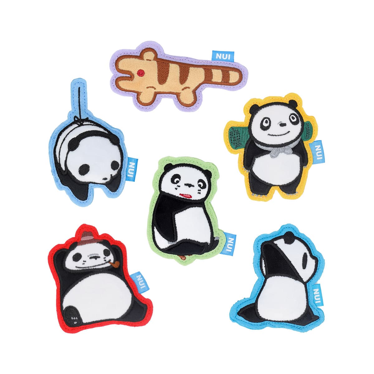 Panda! Go Panda! - Nuipin Plush Pin Collection, Sealed Box of 6 - RANDOM - official view 3
