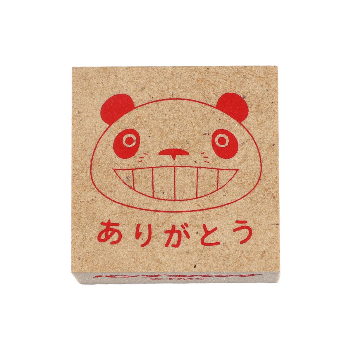 Panda! Go Panda! Self-Inking Message Stamps (2 Types) - Papanda Thank You - Red - official view 4
