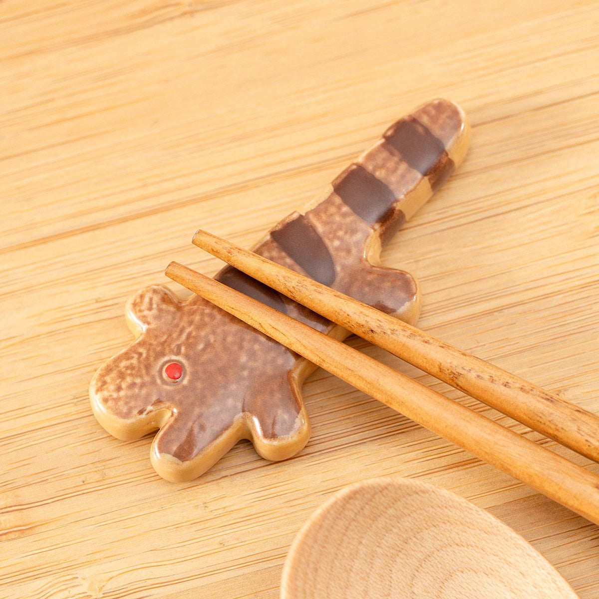 Panda! Go Panda! Tora-chan Cookie Chopstick Rest - official view 2