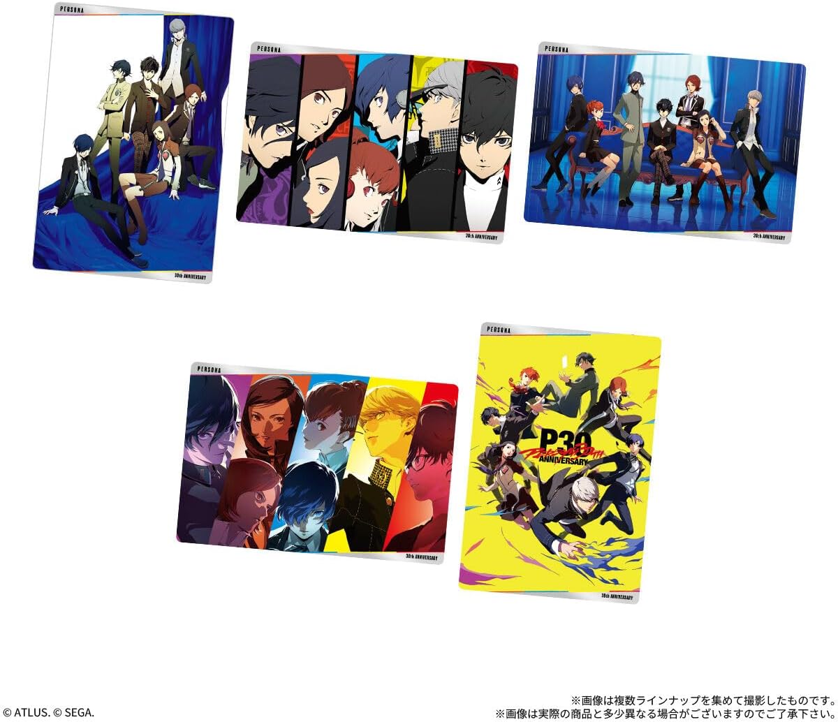 Persona Series Wafers 3 - 30th Anniversary Card & Wafer Box (20 Packs) - collectible designs, image 4