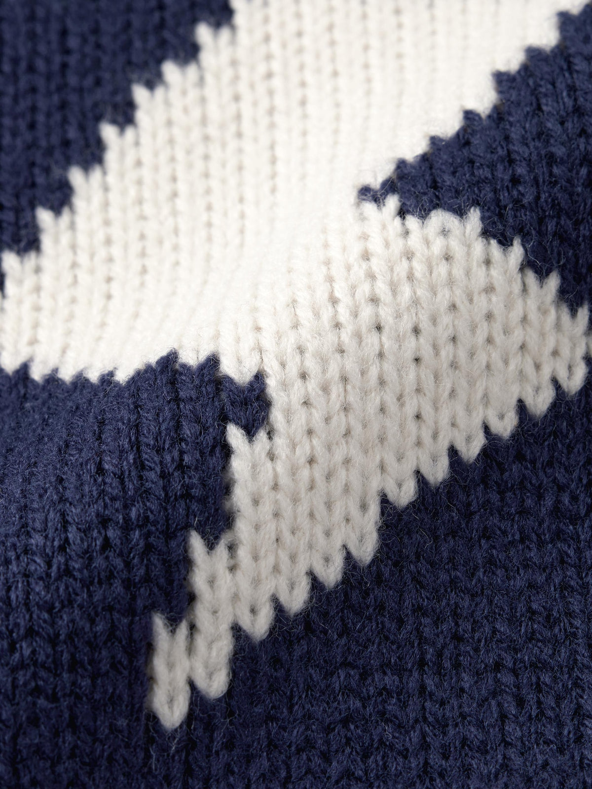 Pokemon x GU Pikachu Full-Zip Knit Jacket — Navy — official view 6