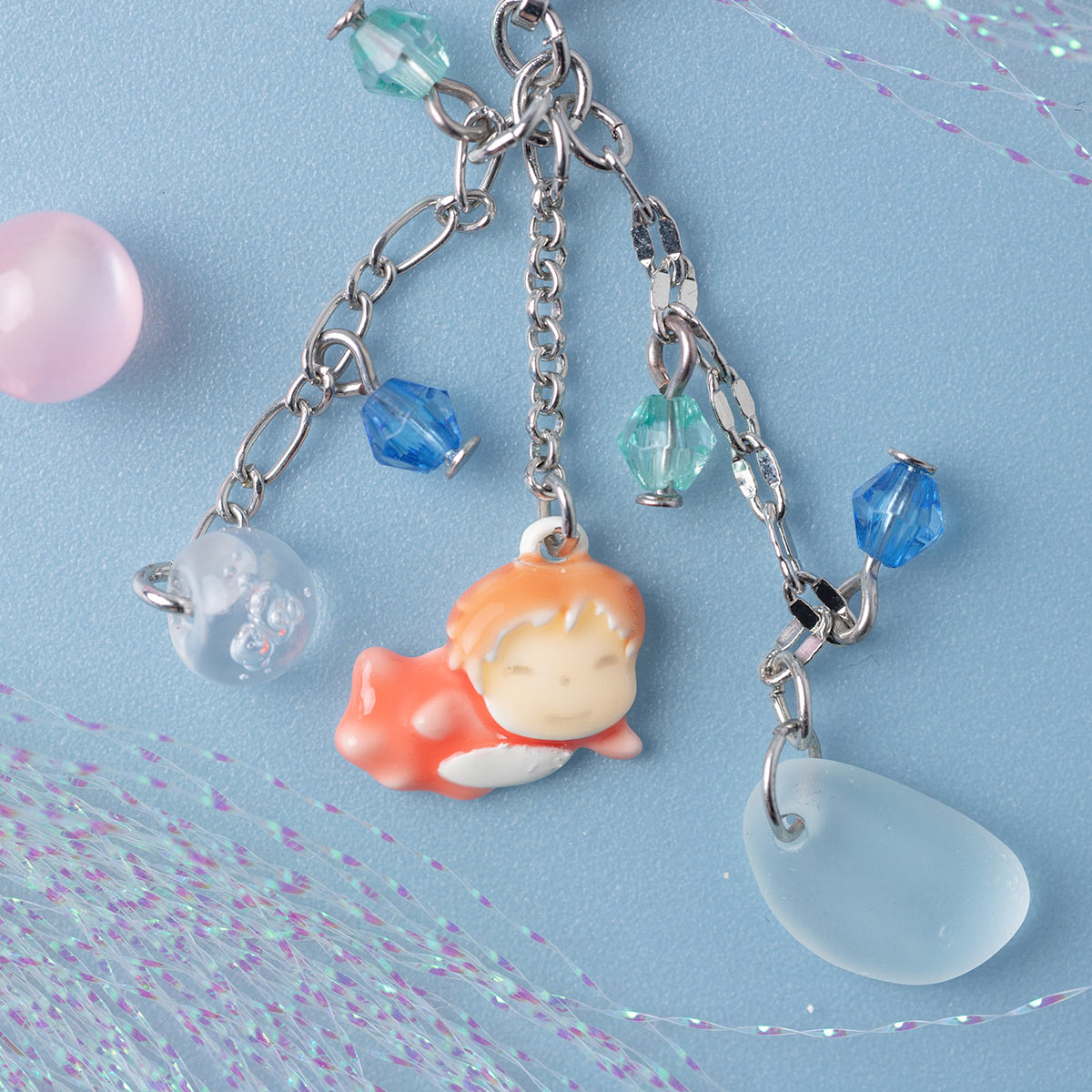 Ponyo Dangling Earrings (2 Types) - Pierced Pair - official view 3