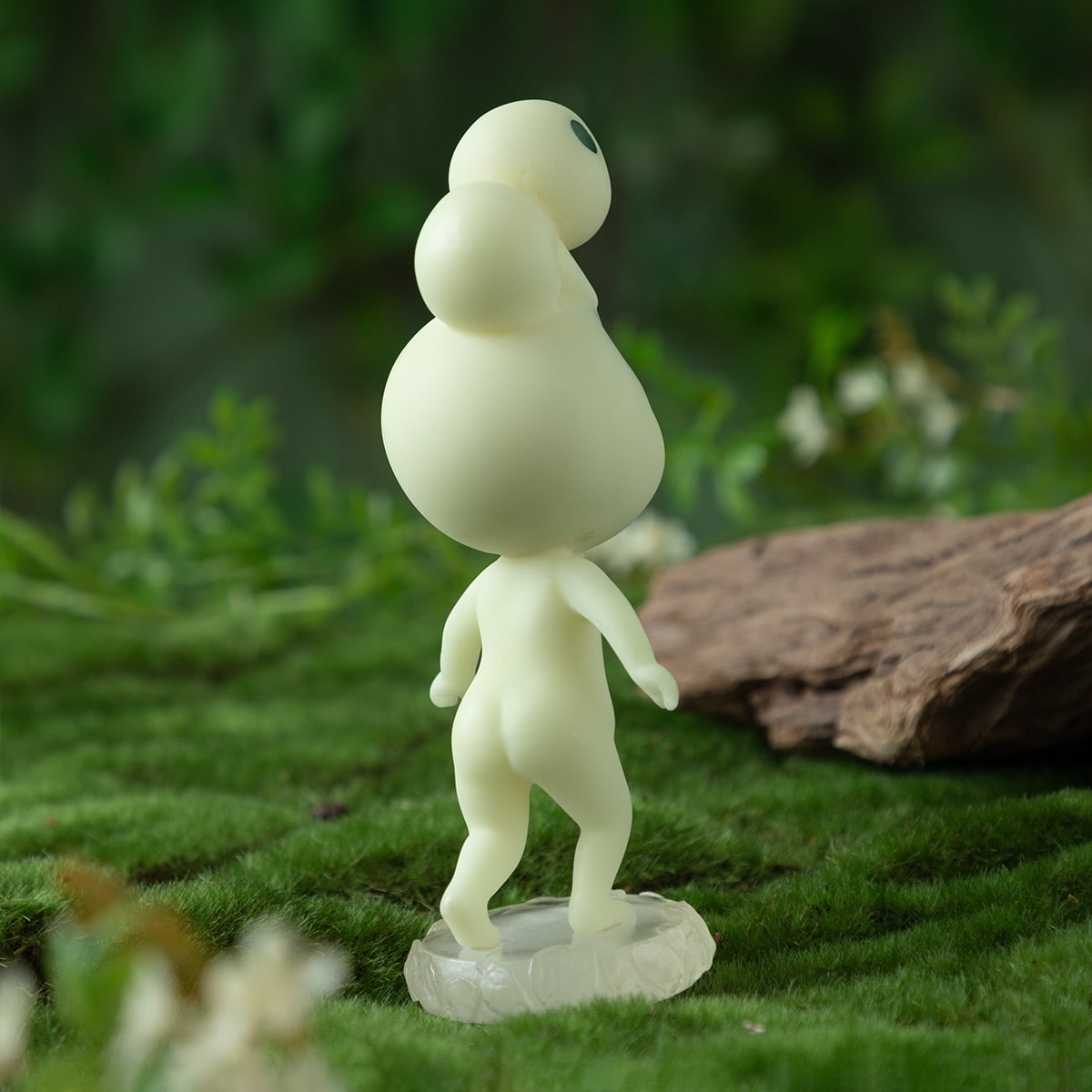 Princess Mononoke Glow-in-the-Dark Kodama Figures (3 Types) - Stacked Kodama - official view 3