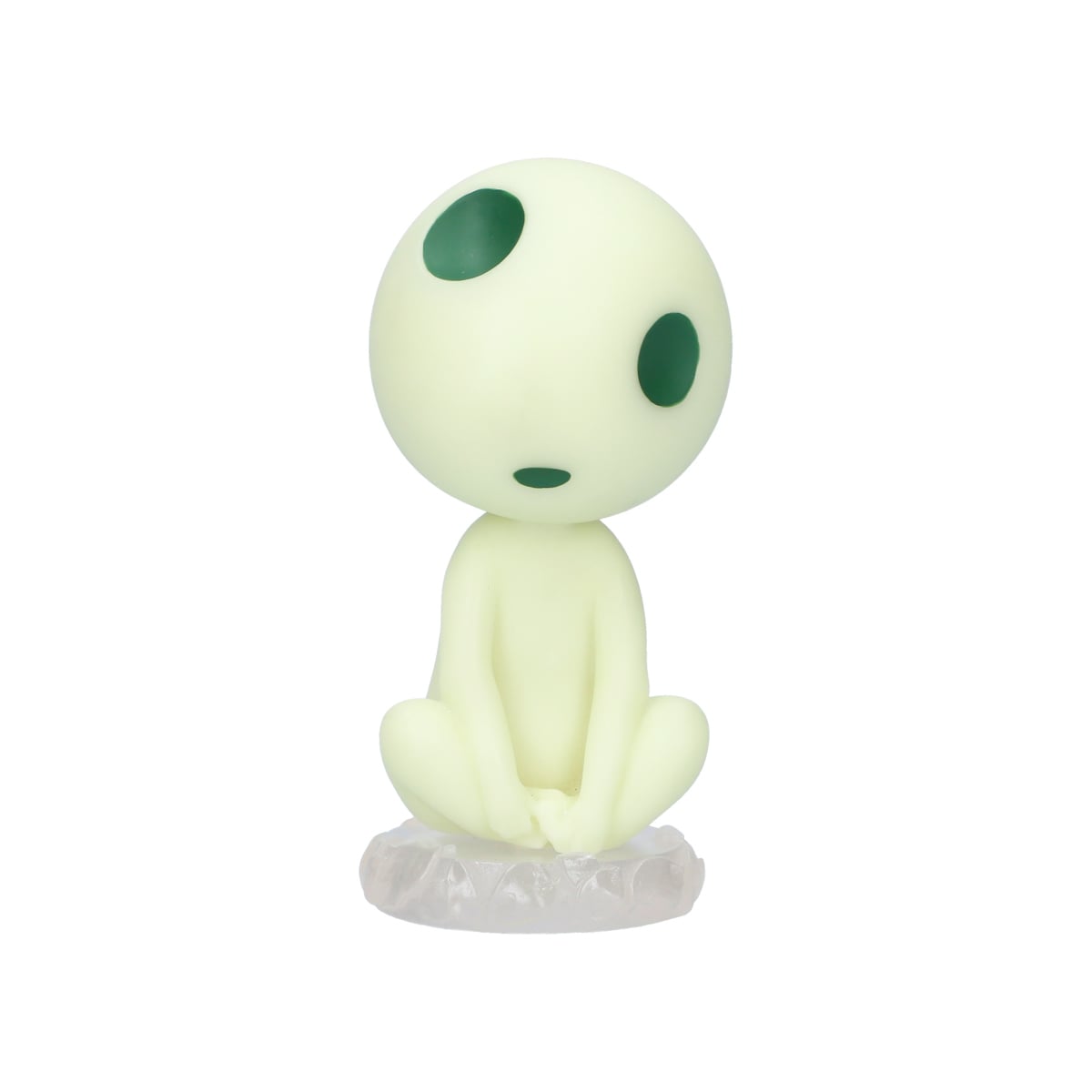 Princess Mononoke Glow-in-the-Dark Kodama Figures (3 Types) - Seated Kodama - official view 32