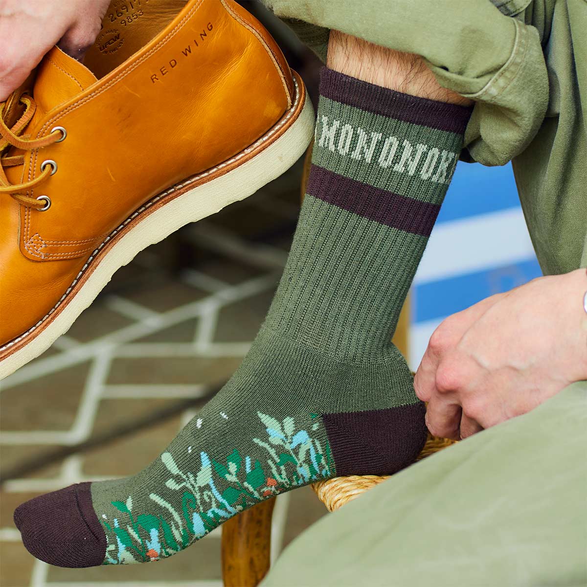 Princess Mononoke Socks - GBL - Green - official product view 1