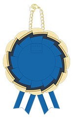 Project Sekai 5th Anniversary rosette badge case — Leo/need