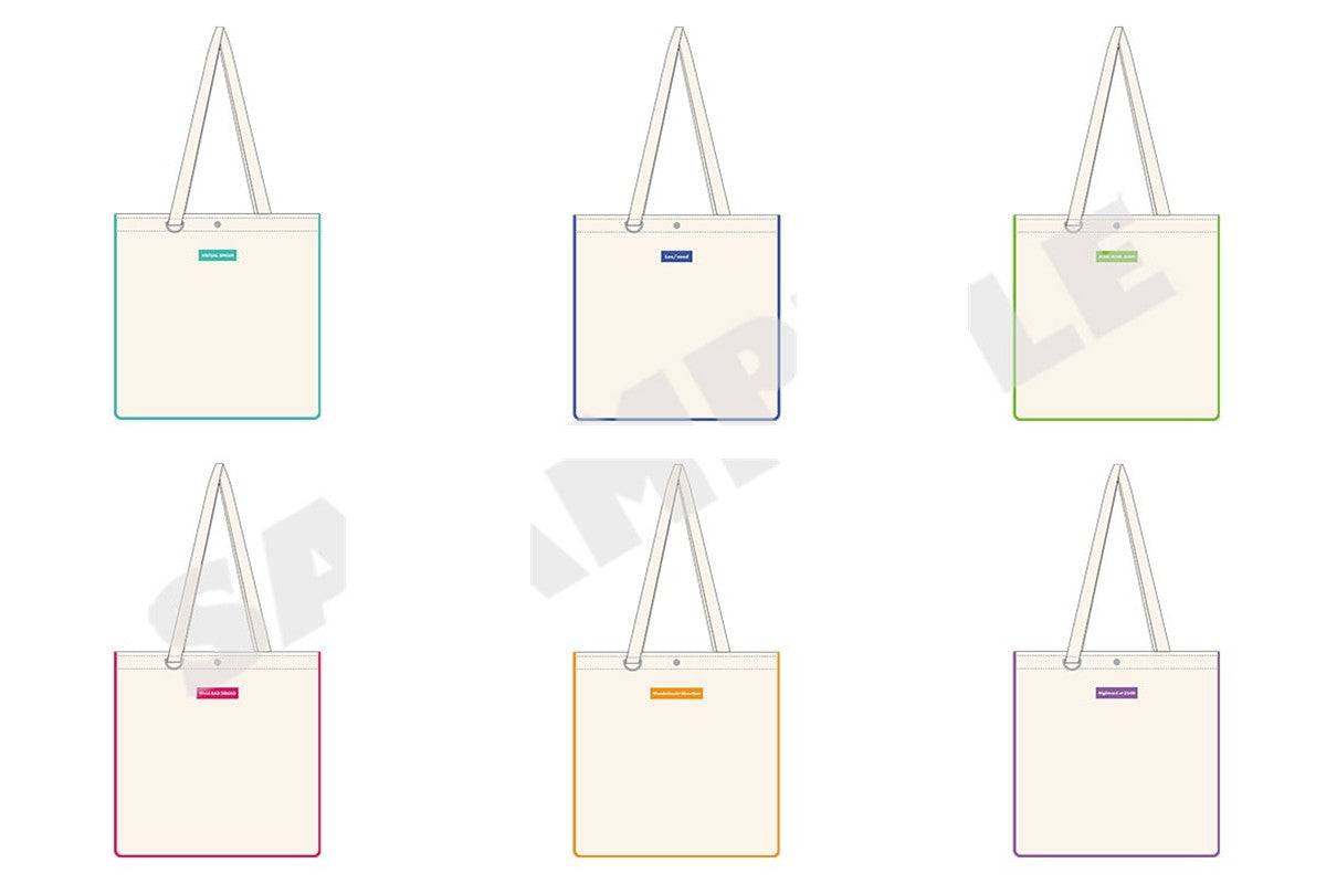 Project Sekai - 5th Anniversary Tote Bags - complete set of 6 included designs