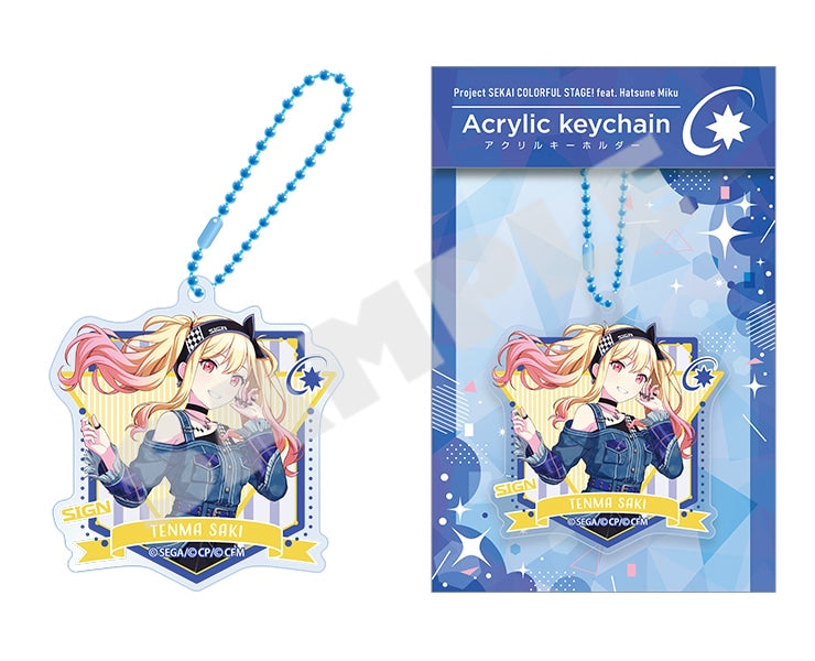Project Sekai Acrylic Keychains Vol.13 — Saki Tenma with packaging