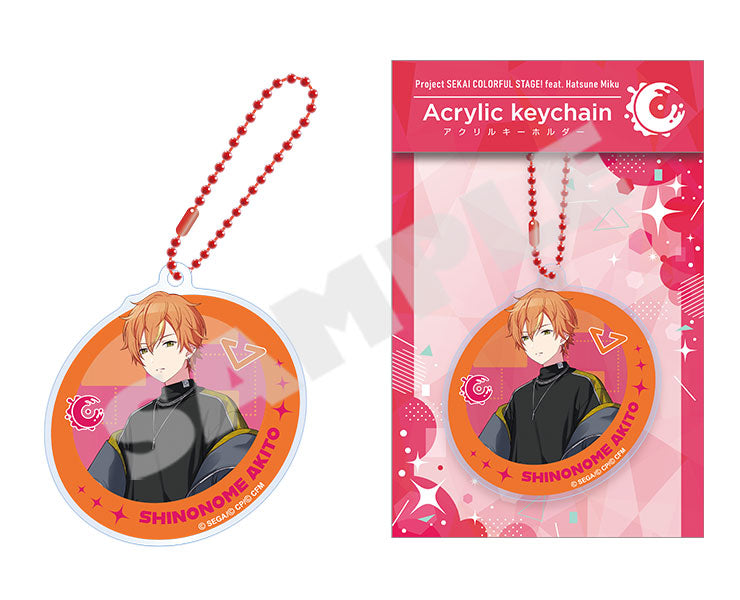 Project Sekai Acrylic Keychains Vol.18 — Akito Shinonome with packaging