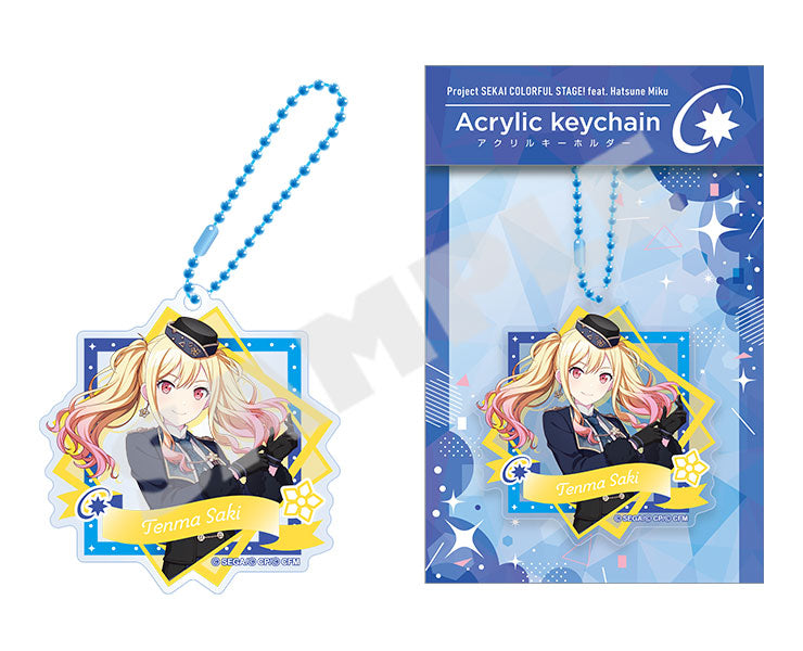 Project Sekai Acrylic Keychains Vol.19 — Saki Tenma with packaging