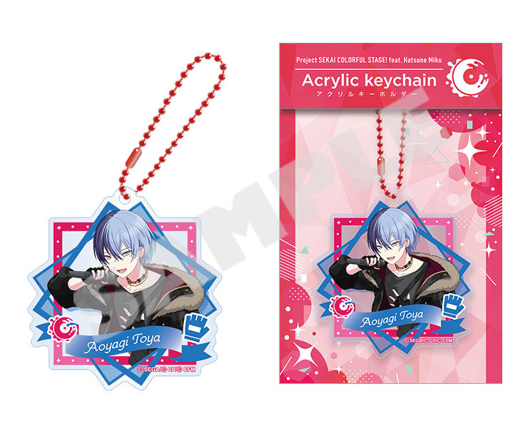 Project Sekai Acrylic Keychains Vol.19 — Toya Aoyagi with packaging