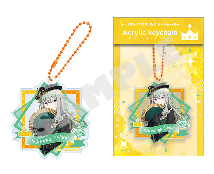Project Sekai Acrylic Keychains Vol.19 — Nene Kusanagi with packaging