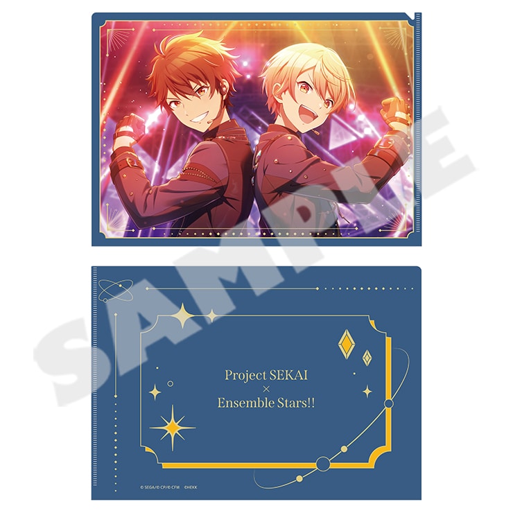Project Sekai × Ensemble Stars!! - A4 Clear Files - Tsukasa Tenma × Chiaki Morisawa