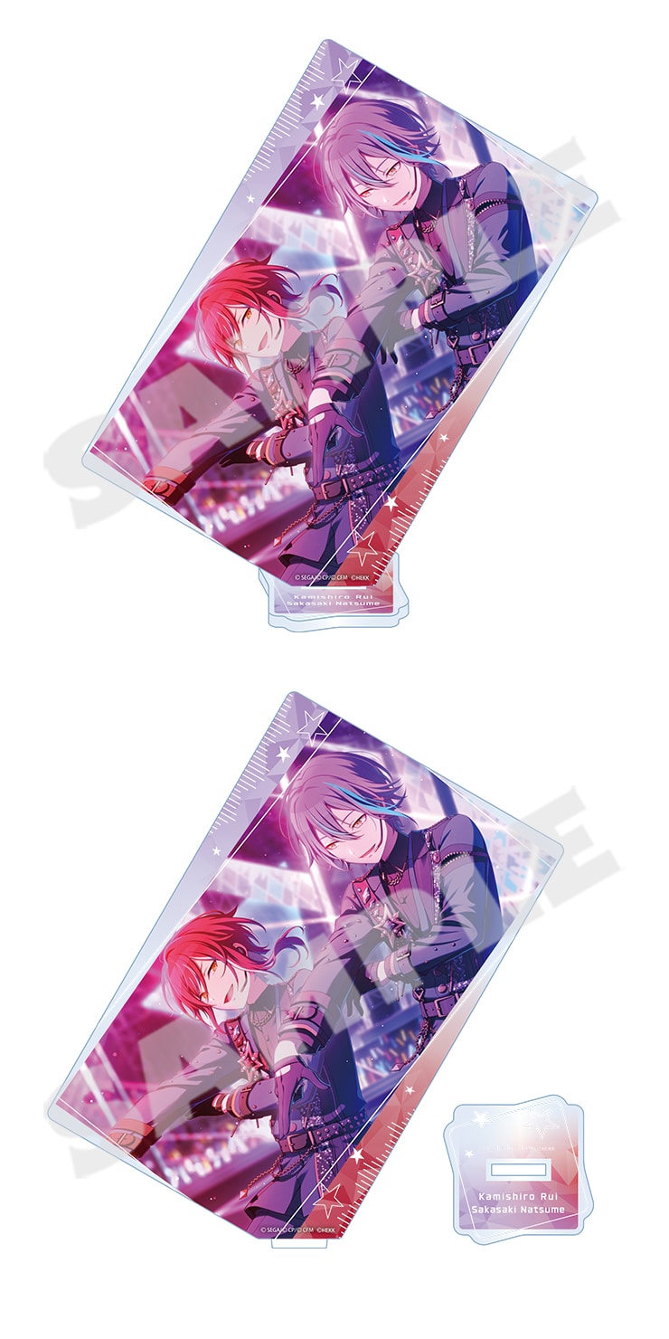 Project Sekai × Ensemble Stars!! - Acrylic Card Stands - Rui Kamishiro × Natsume Sakasaki