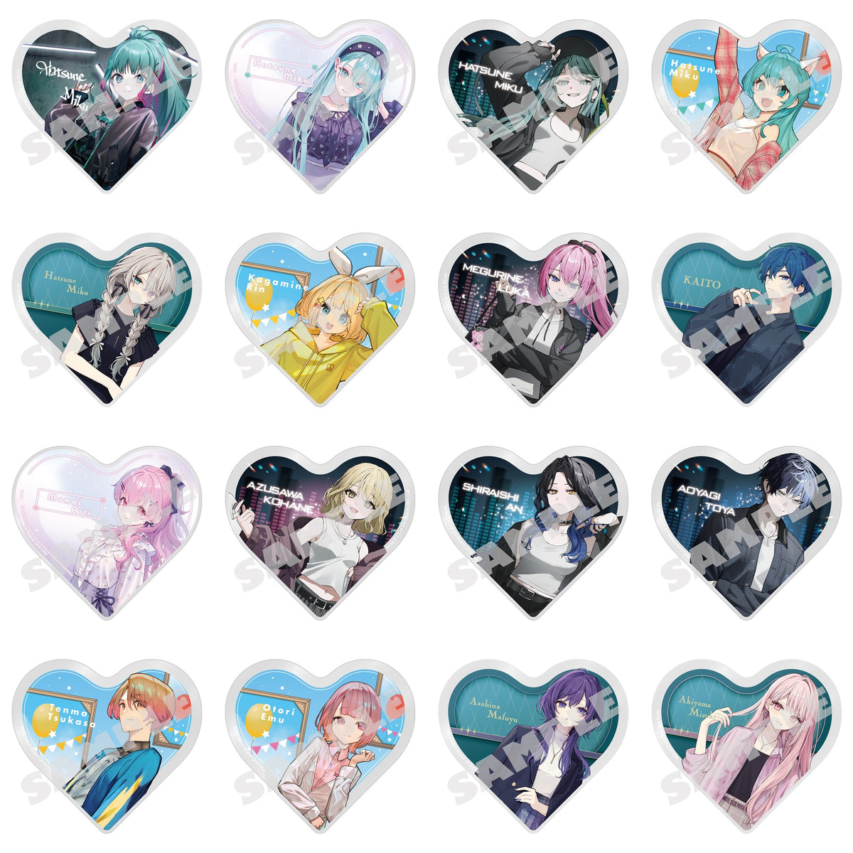 Project Sekai Illustrator Collab complete listed block selection