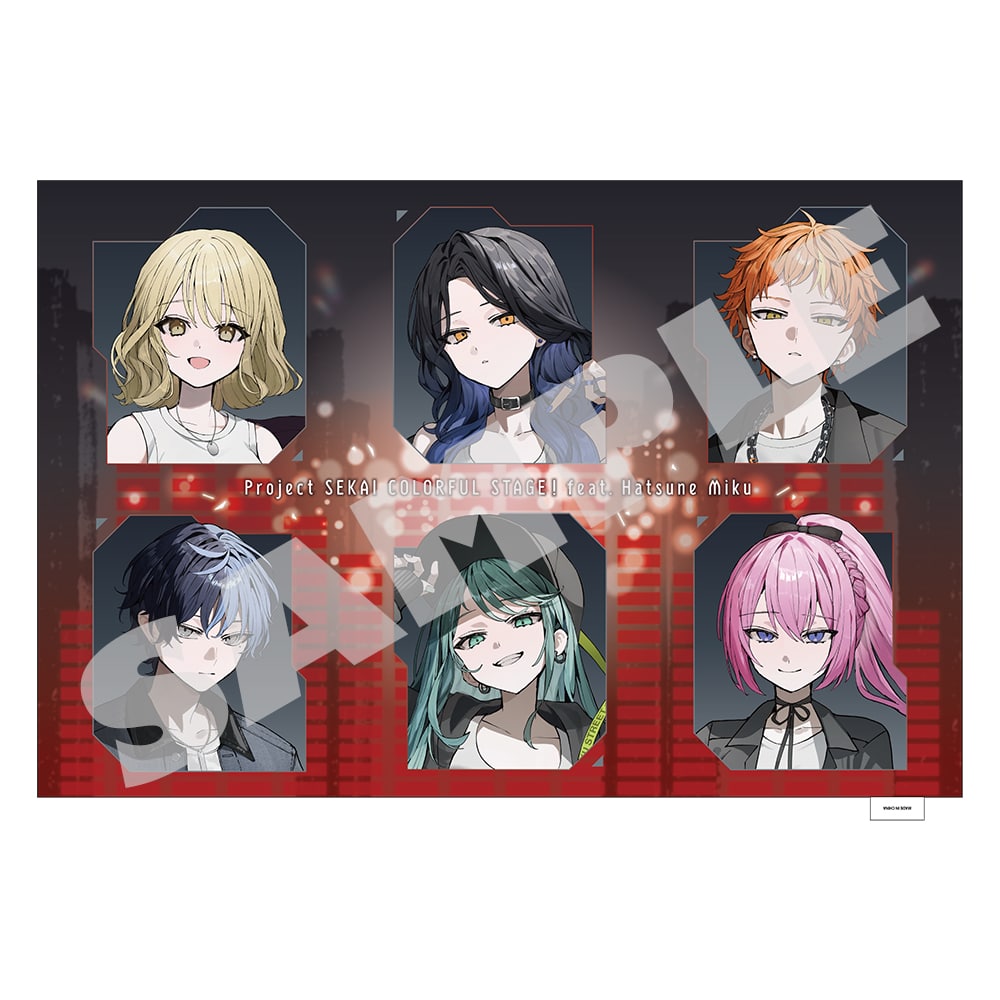 Project Sekai Illustrator Collab Vivid BAD SQUAD cushion view 3