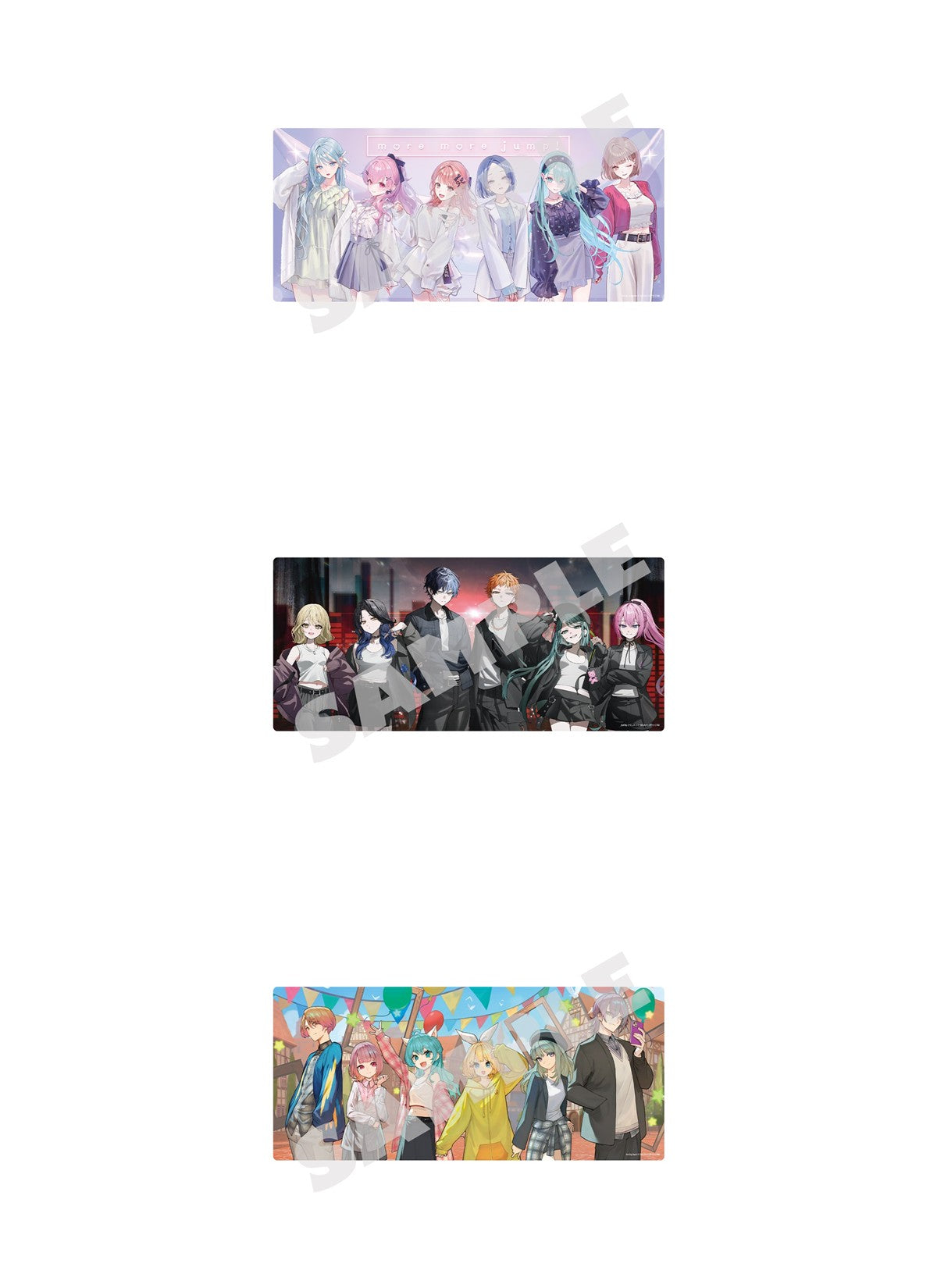 Project Sekai Illustrator Collab complete listed mat selection