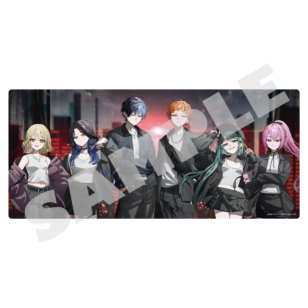 Project Sekai Illustrator Collab Vivid BAD SQUAD mat view 1