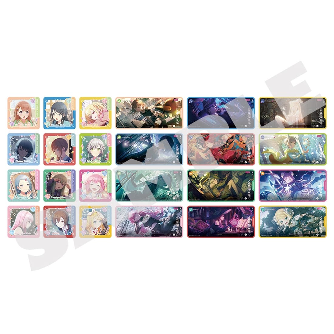 Project Sekai - Memosté Memorial Stickers Vol.10 C Random Pack - collection artwork overview