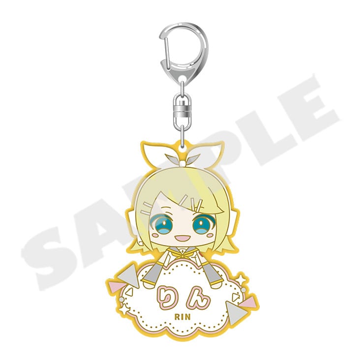 Project Sekai My Sekai Kagamine Rin name keychain